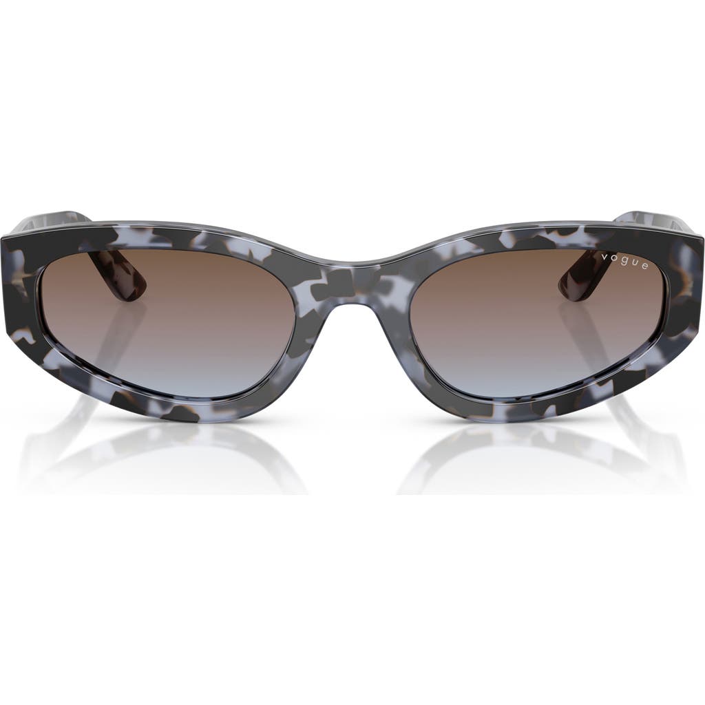 Vogue 54mm Cat Eye Sunglasses In Blue Tort