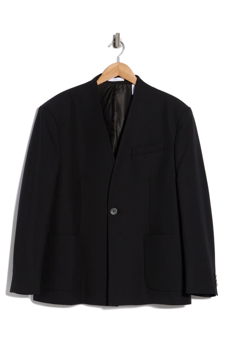 Helmut Lang Shawl Collar Sport Coat, Main, color, Black