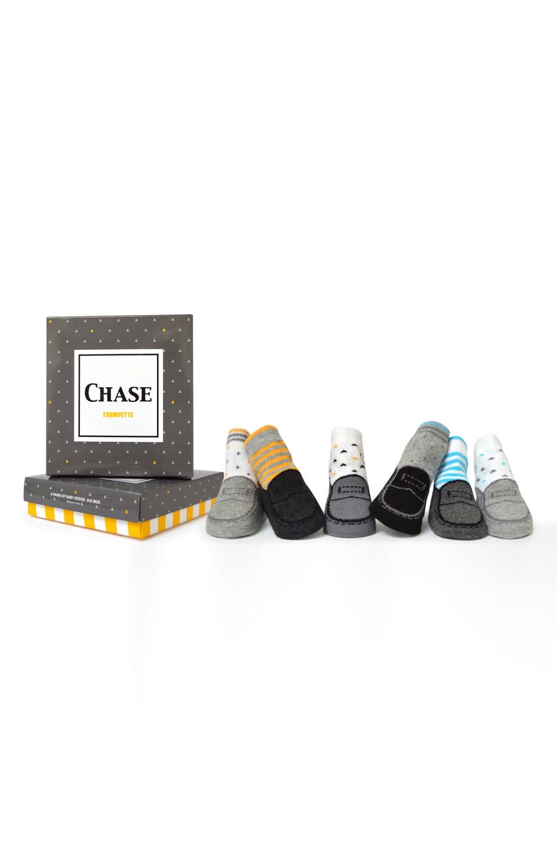 Trumpette Chase 6-Pack Socks, Main, color, 