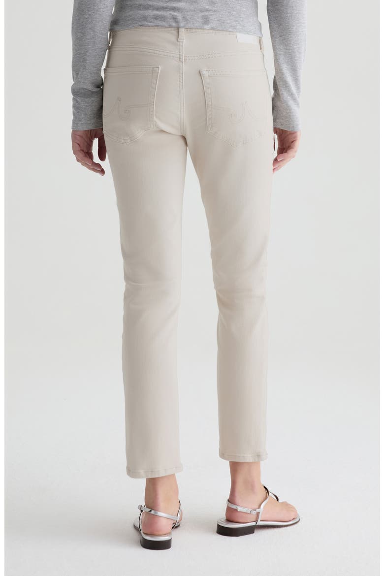 Mari Mid Rise Slim Straight Leg Crop Jeans, Alternate, color, PUMICE