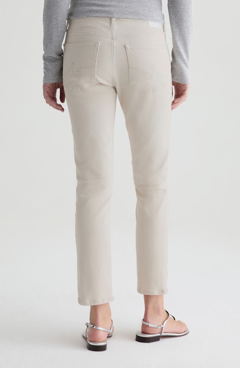 AG Mari Mid Rise Slim Straight Leg Crop Jeans, Alternate, color, Pumice
