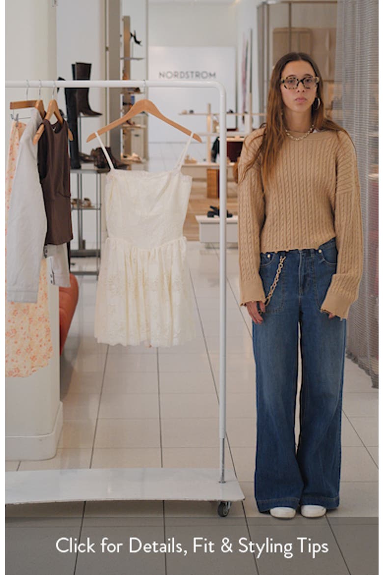 Chloe Broderie Anglaise Minidress video