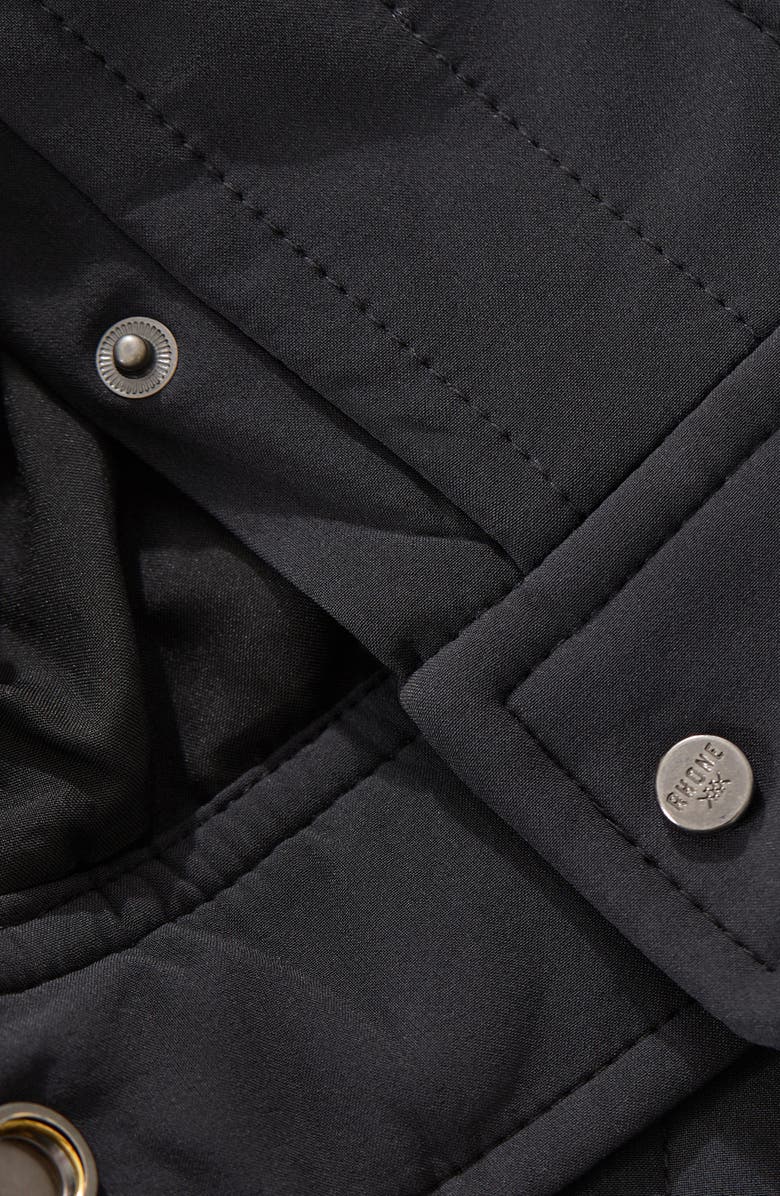 Rhone Skyline Quilted Jacket, Alternate, color, Black