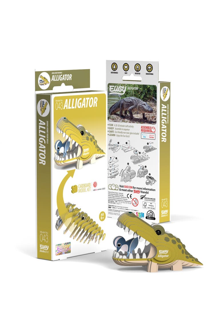 Alligator 3D Puzzle, Main, color, No Color