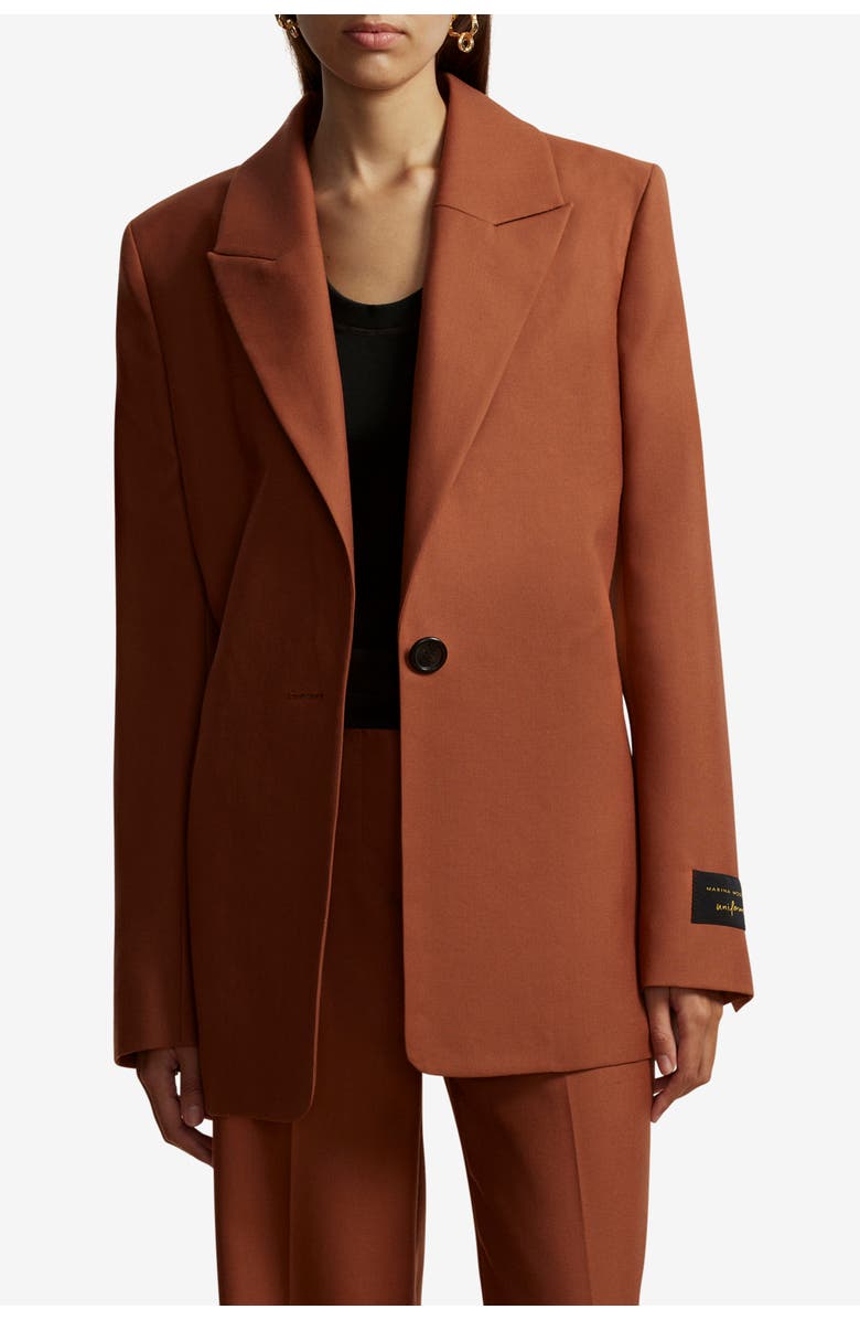 Slim Boyfriend Blazer Slim Boyfriend Blazer, Main, color, Cognac