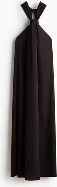 H&M Twist-detail Halterneck Dress