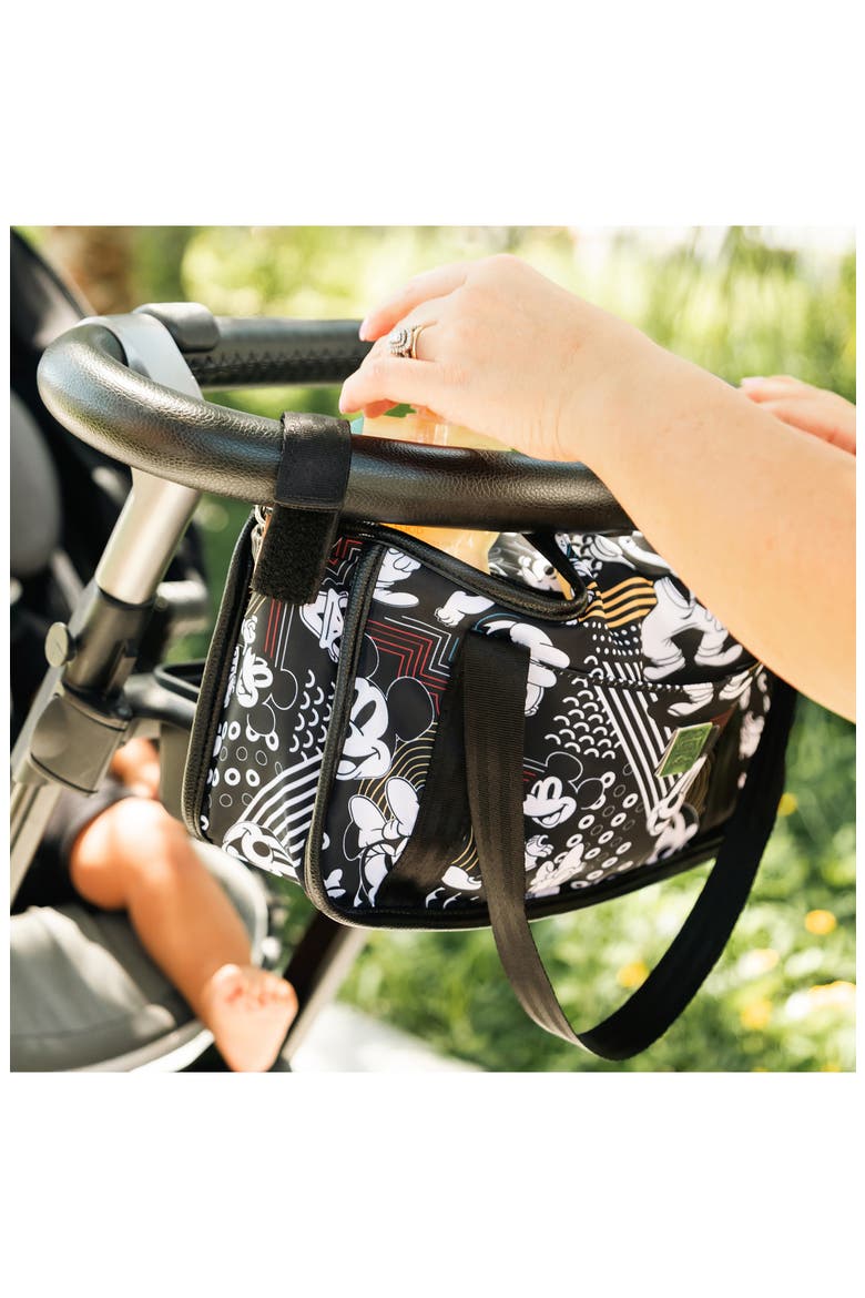 x Disney Mickey & Friends Wander Stroller Caddy, Alternate, color, BLACK