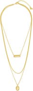 Sterling Forever Hartley Layered Pendant Necklace