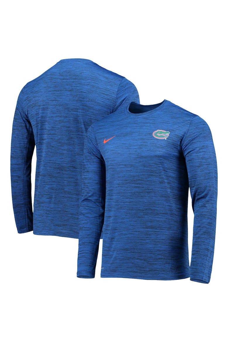 Men's Nike Royal Florida Gators Velocity Legend Performance Long Sleeve T-Shirt, Alternate, color, Royal