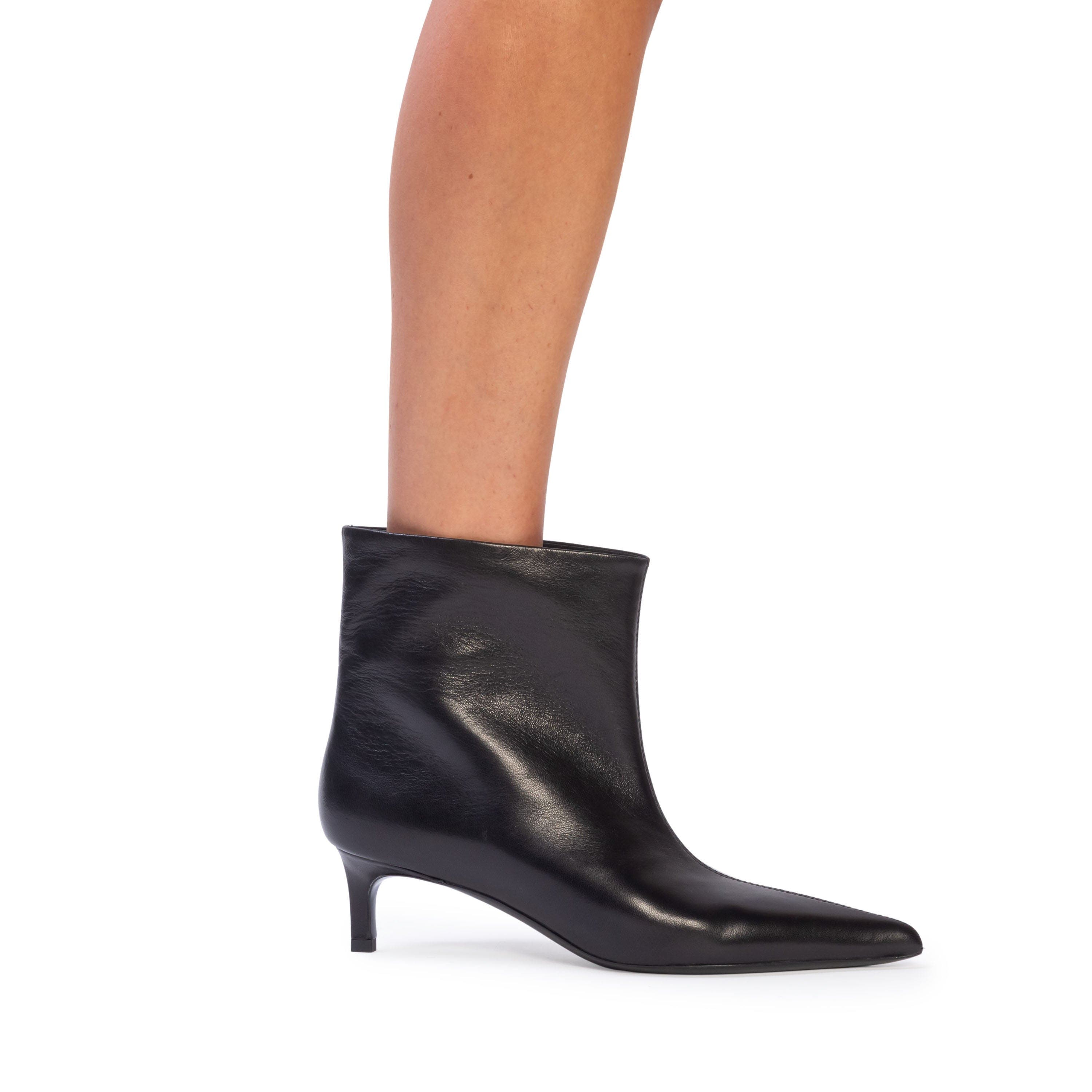 Trina 50 Boot, Alternate, color, Black Leather