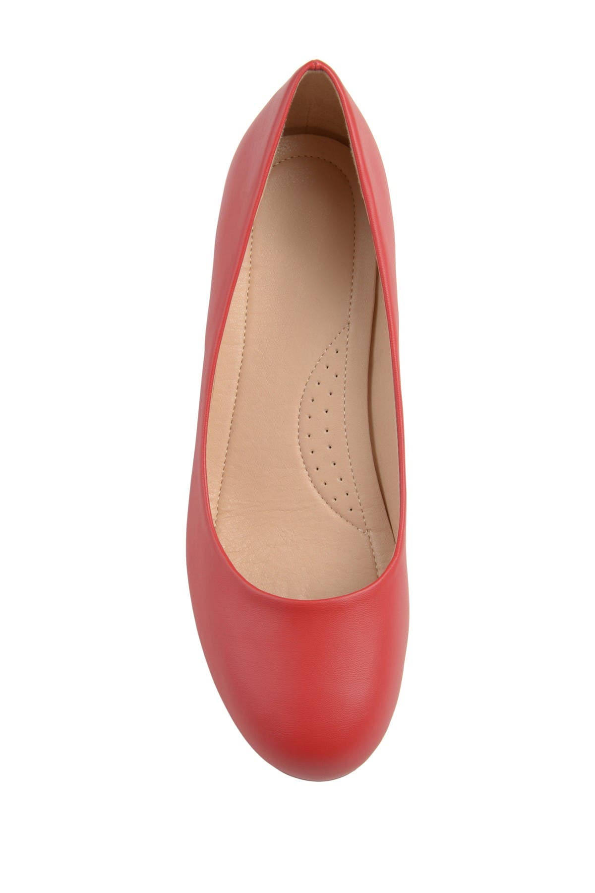 Saar Round Toe Pump - Narrow Width, Alternate, color, RED