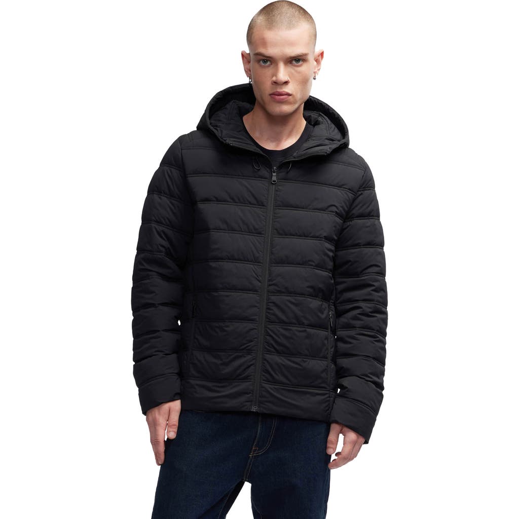 Pajar Men's Niran Sustainable Square Quilt Lightweight Packable In Black