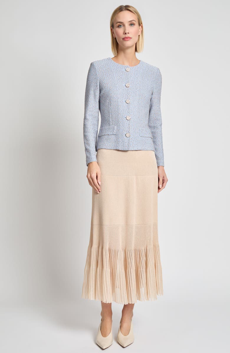 Misook Tweed Knit Jacket, Alternate, color, 