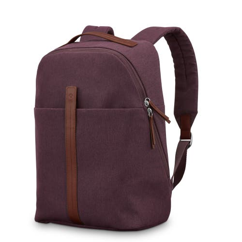 Samsonite Virtuosa Carry-on Travel Backpack With Padded Laptop Sleeve In Burgundy