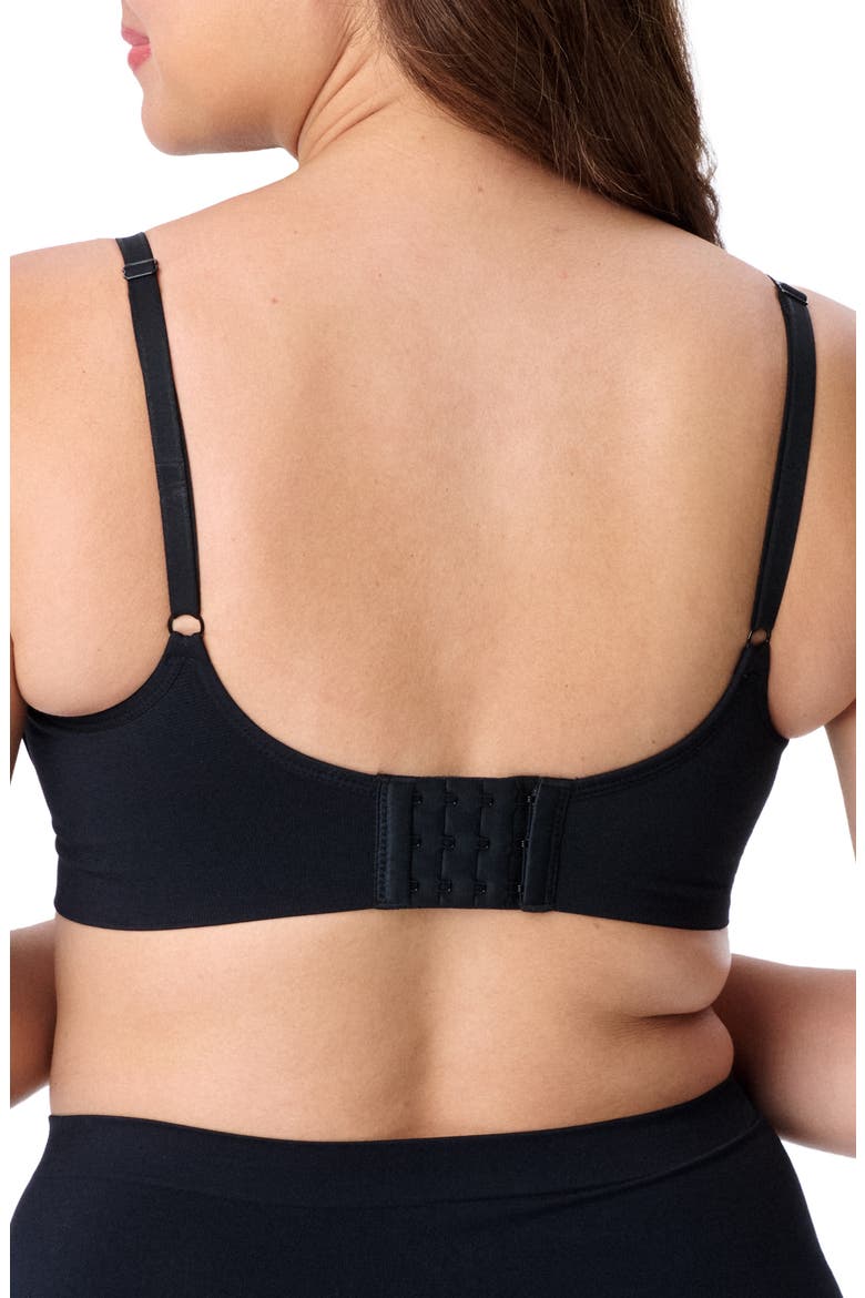 Motherhood Women's Maternity Wireless Micro Nursing Bra, Alternate, color, Core Black