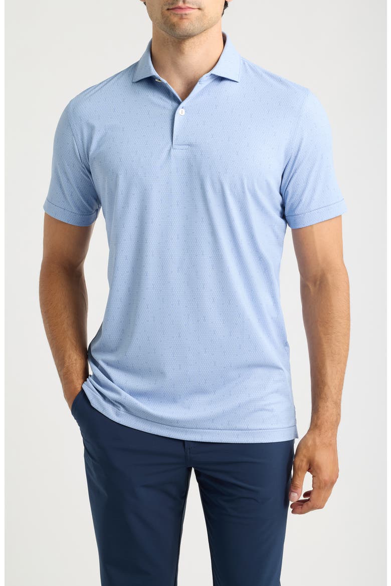 Performance Jersey Golf Polo, Main, color, WINDY BLUE