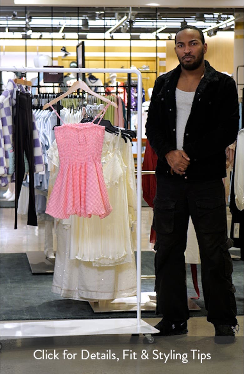 Kids' Gingham Smocked Sundress, sales video thumbnail