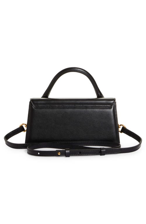 Jacquemus Tasche Le Chiquito Long Aus Schwarzem Leder