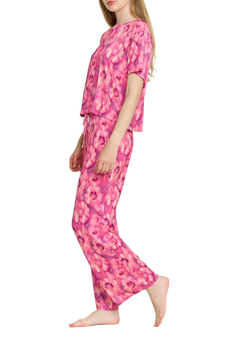 All American Pajamas, Alternate, color, MAGENTA FLORAL