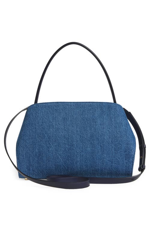 Shop Ferragamo Small Hug Denim Shoulder Bag