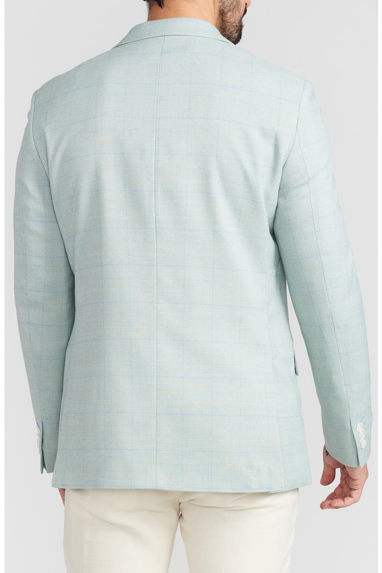 Windowpane Sport Coat, Alternate, color, GREEN