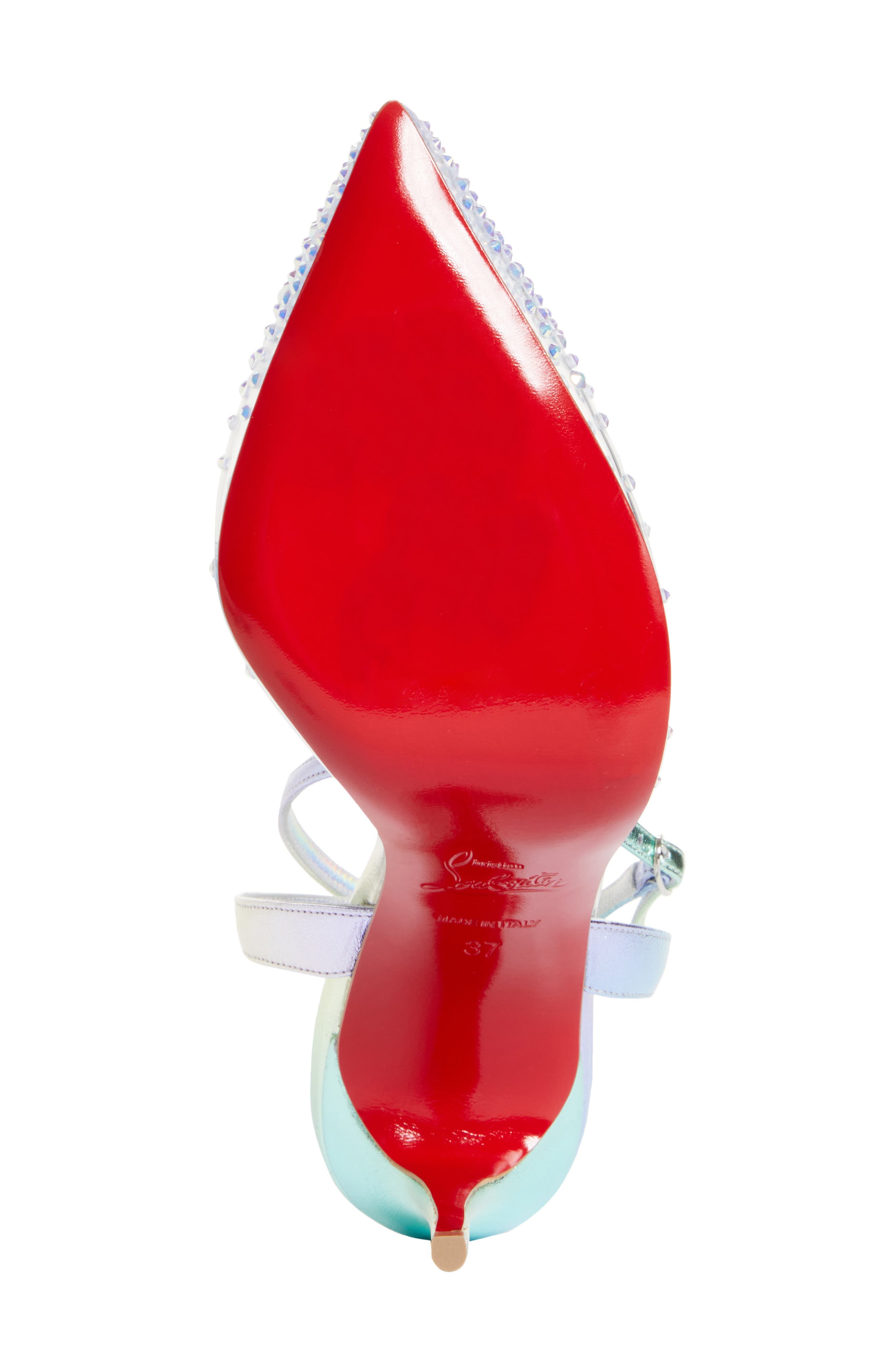 Spikaqueen Pointed Toe Pump, Alternate, color, CLEAR