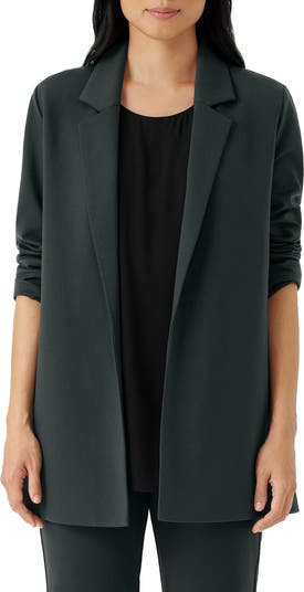 Eileen Fisher Lyocell Longline Blazer cheapest Coat L