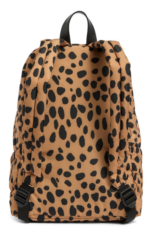 Marc Jacobs Cheetah Diamond Quilt Backpack In Brown