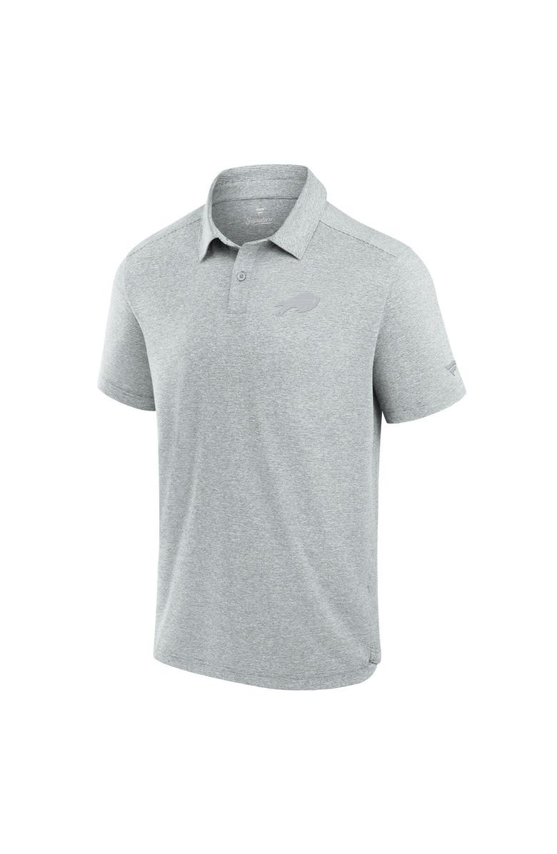 Fanatics Signature Men's Fanatics Signature Gray Buffalo Bills Front Office Tech Polo Shirt, Alternate, color, Gray