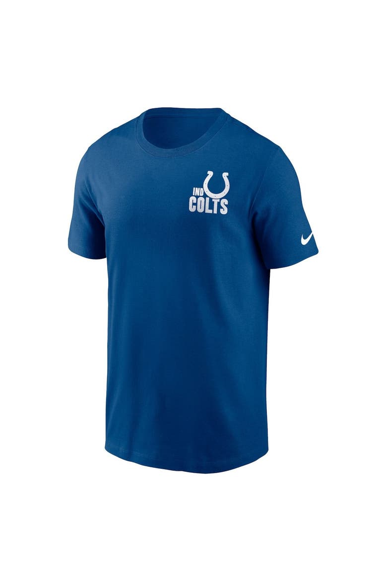 Men's Nike Blue Indianapolis Colts Blitz Essential T-Shirt, Alternate, color, Blue