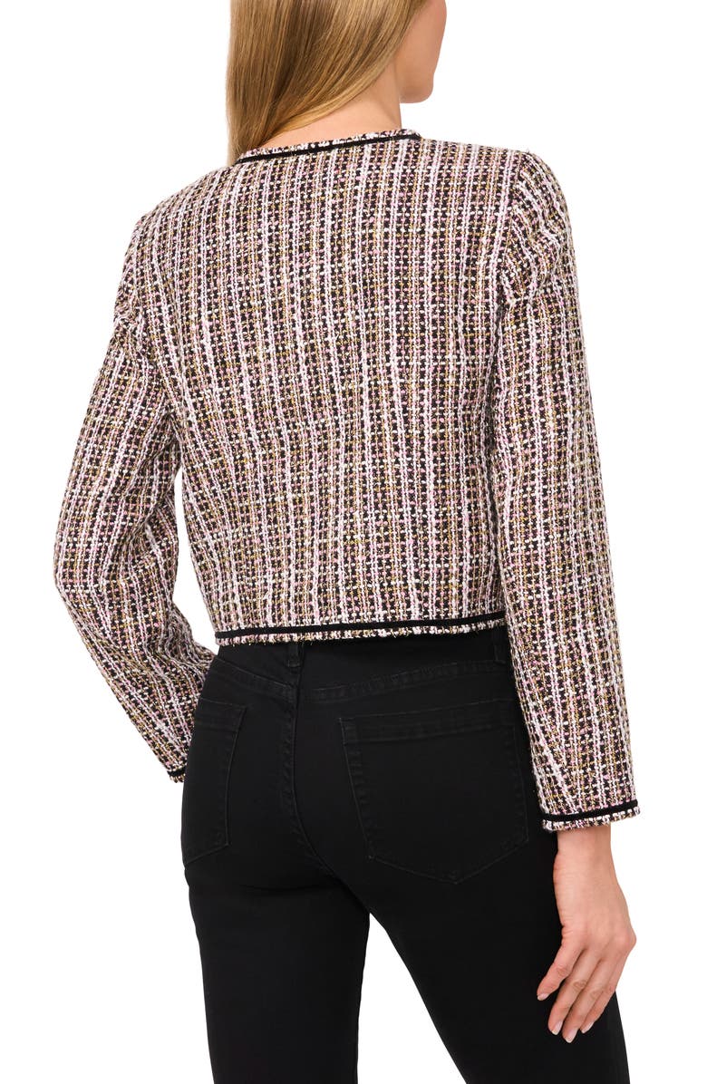 CeCe Patch Pocket Tweed Jacket, Alternate, color,