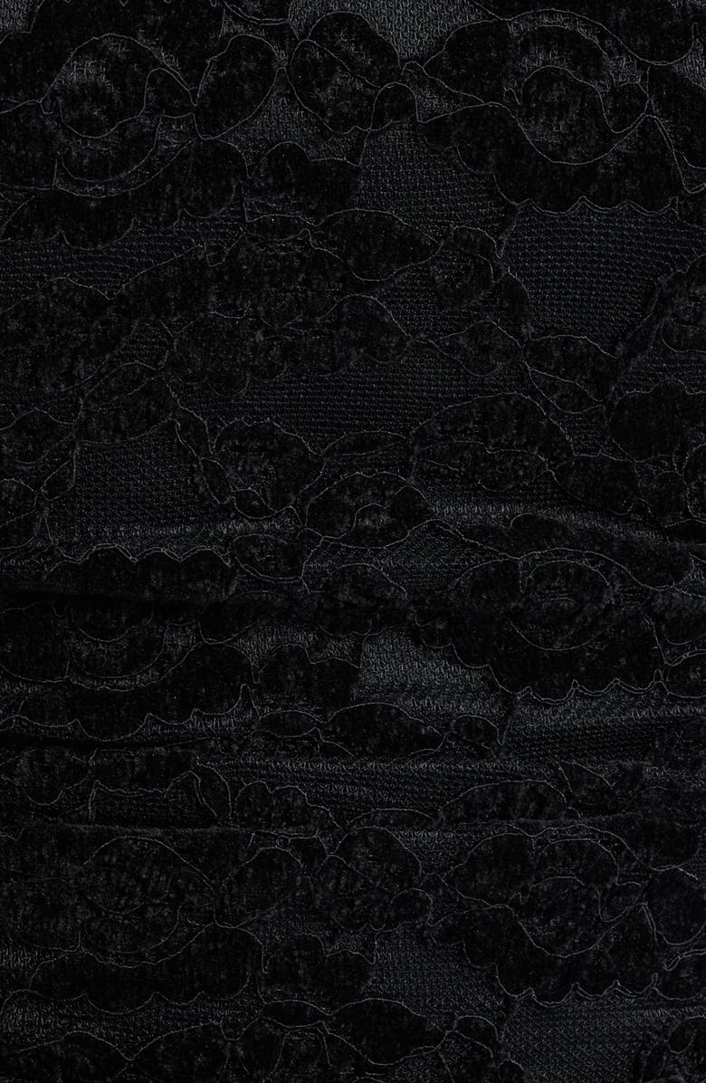 Vince Camuto Lace Long Sleeve Body-Con Midi Dress, Alternate, color, Black