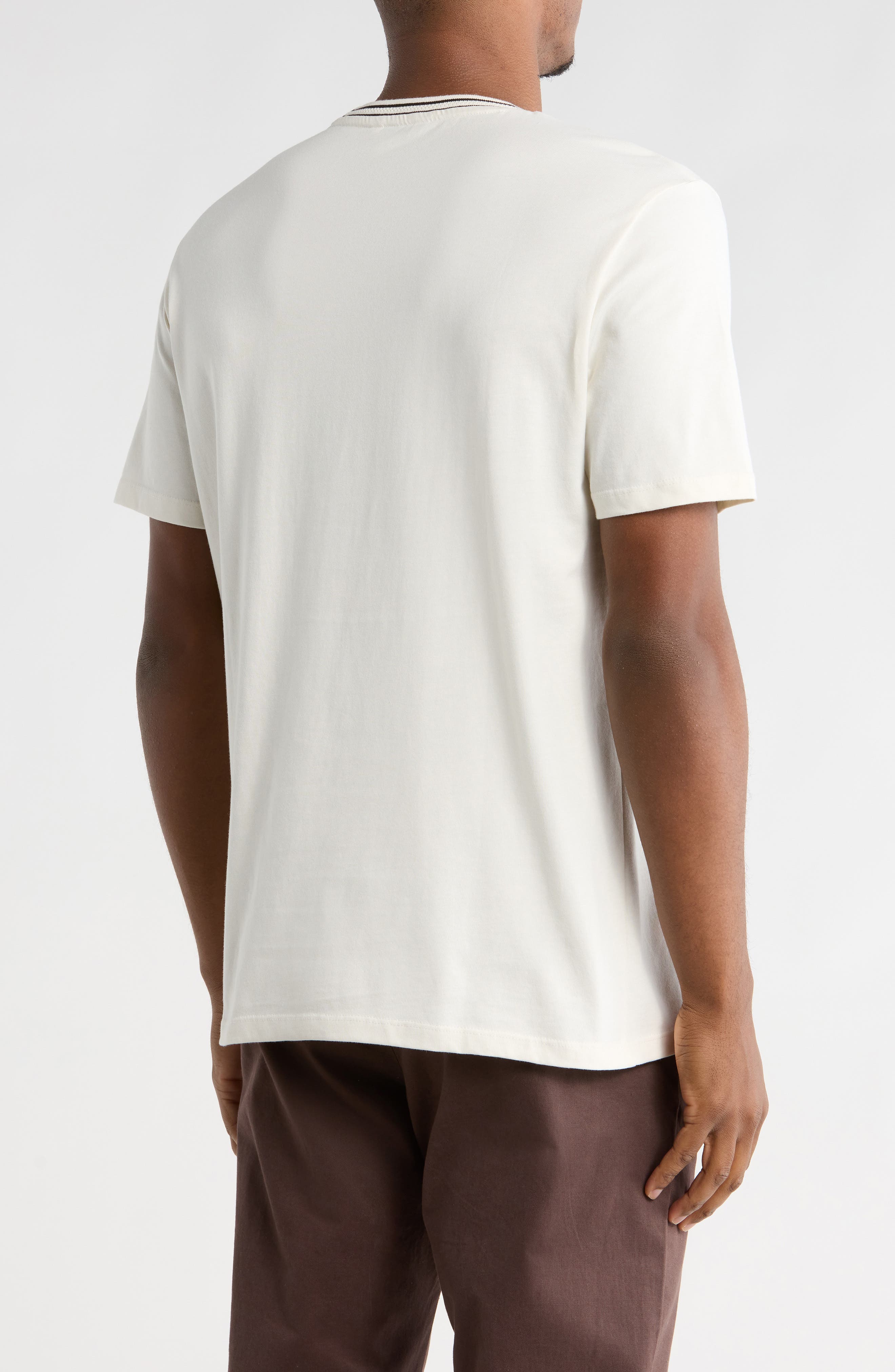 Double Tip Cotton Jacquard T-Shirt - image 4
