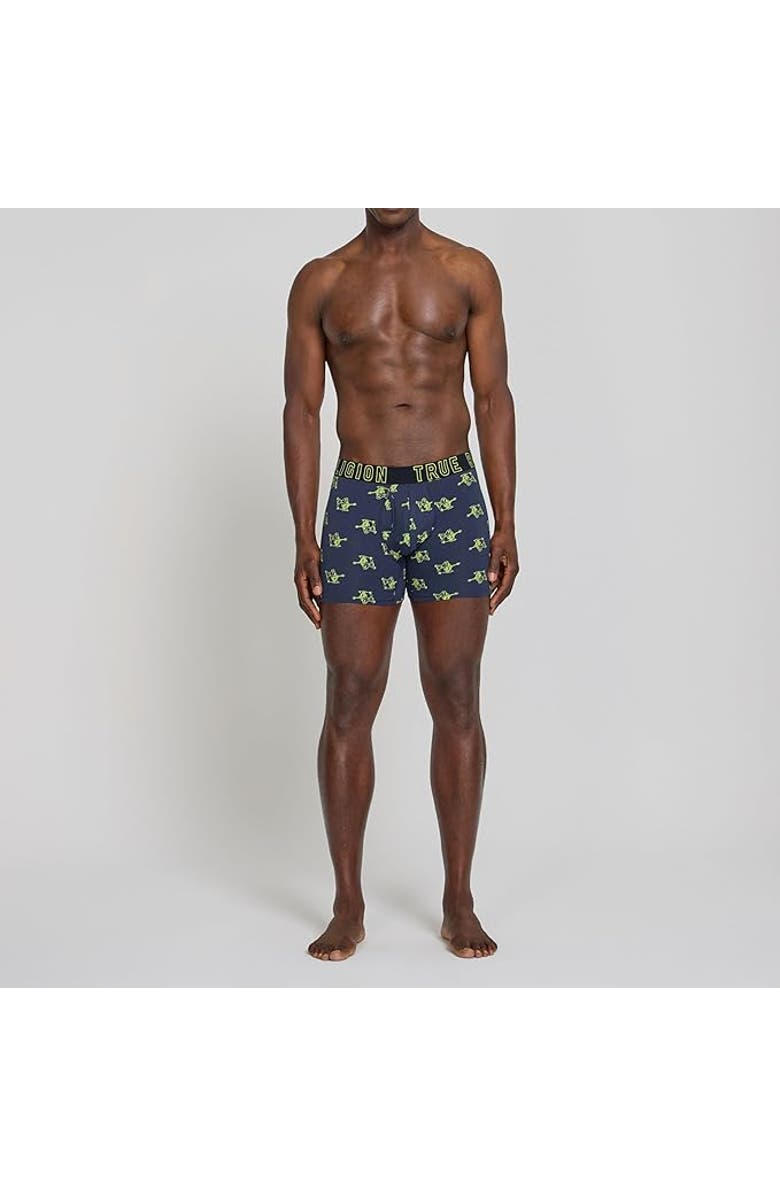 True Religion Boxer Briefs Stretch Underwear Pack of 6, Alternate, color, Lime Green