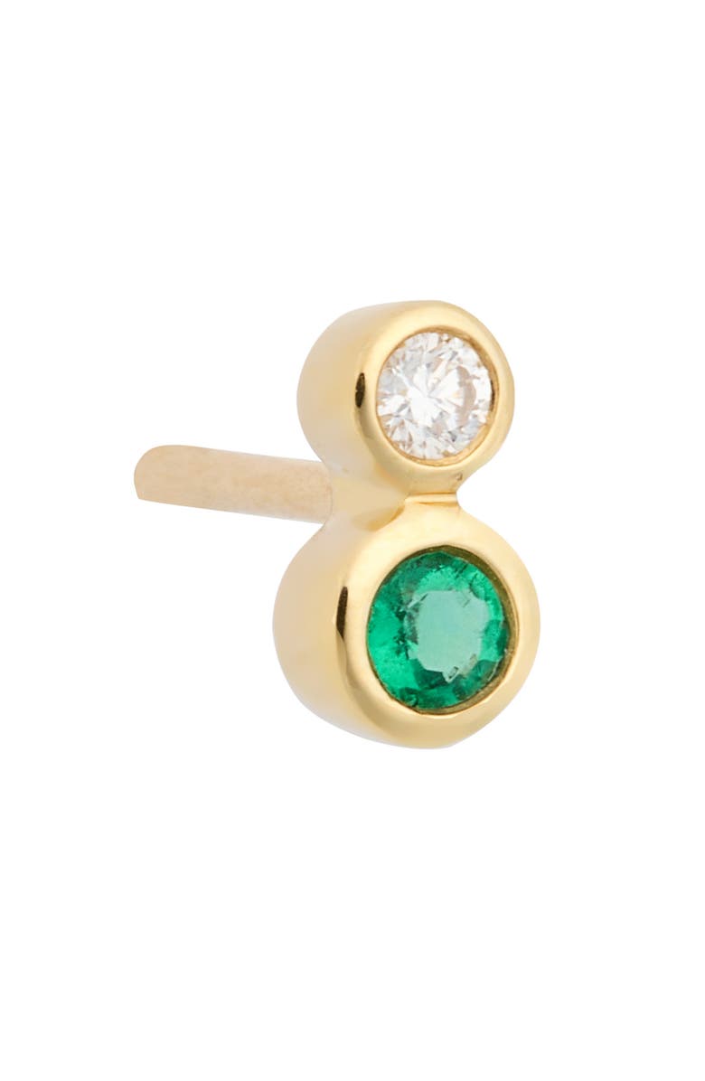 Bony Levy El Mar Stud Earrings, Alternate, color, 18K Yellow Gold - Emerald