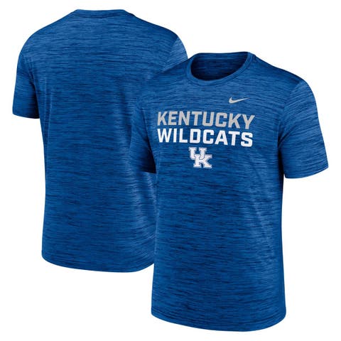 Men
s Nike Royal Kentucky Wildcats Campus Center Stack Velocity Dri-FIT T-Shirt