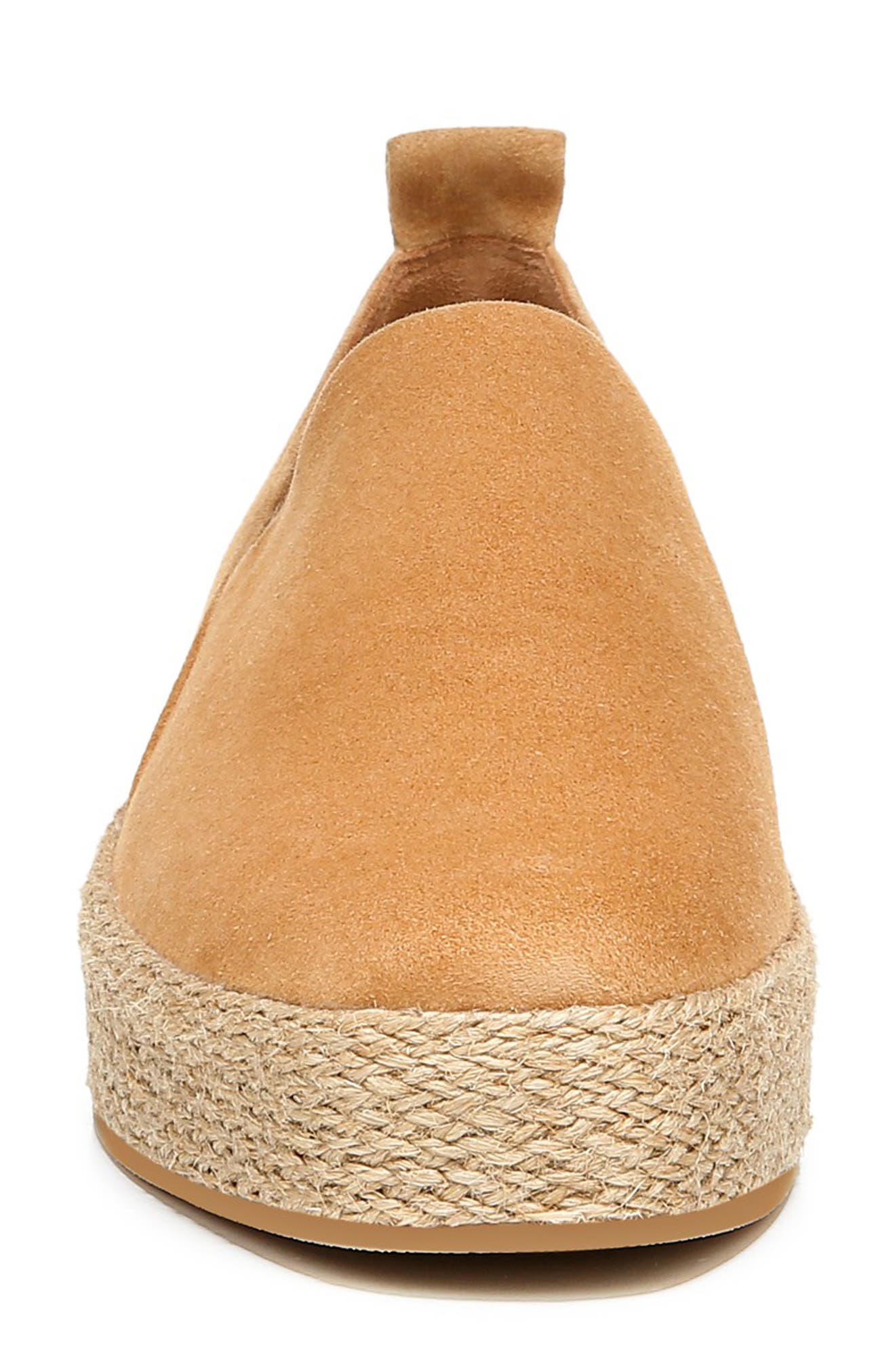 Saxon Espadrille Platform Sneaker, Alternate, color, TAN