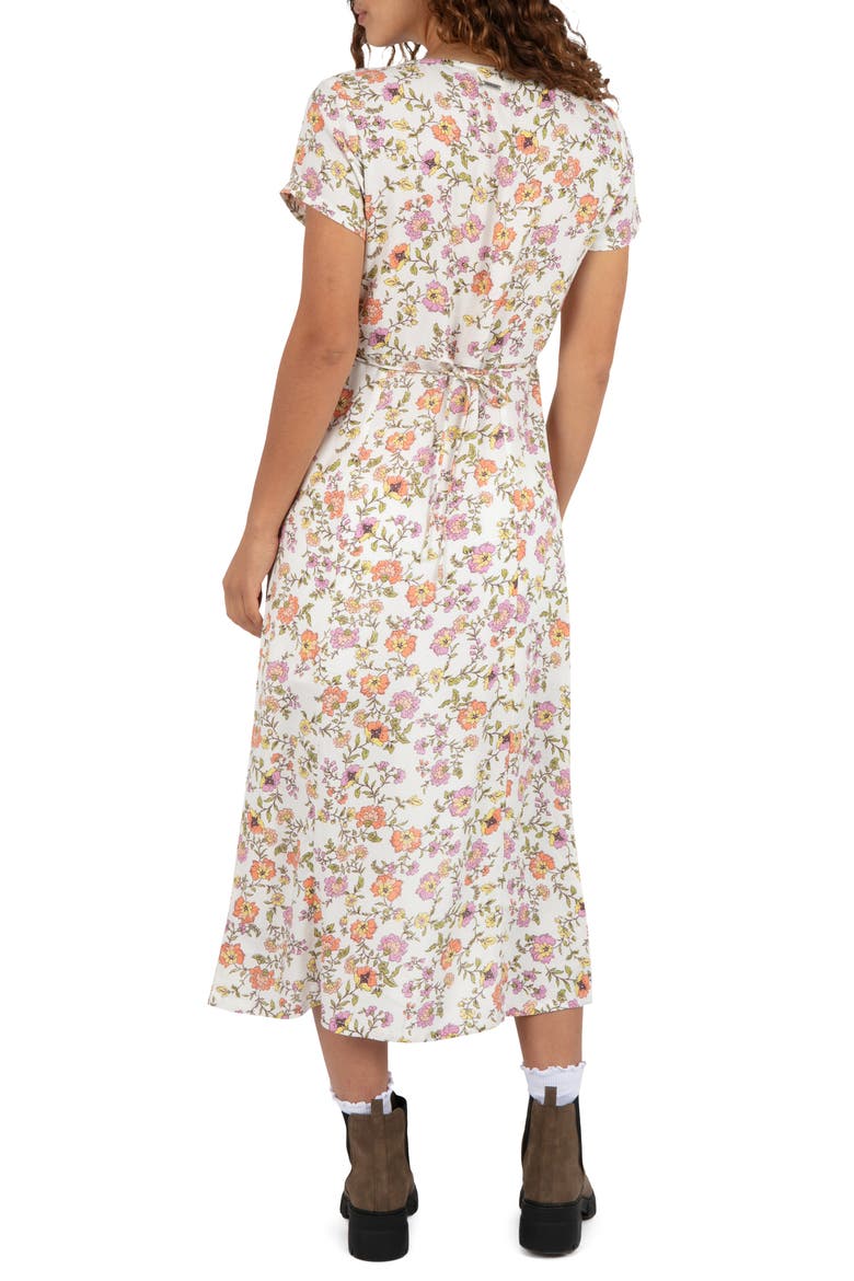 Wildflower Midi Dress, Alternate, color, NATURAL