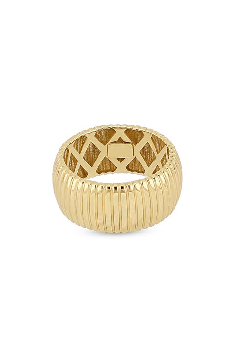 14K Gold Statement Ring