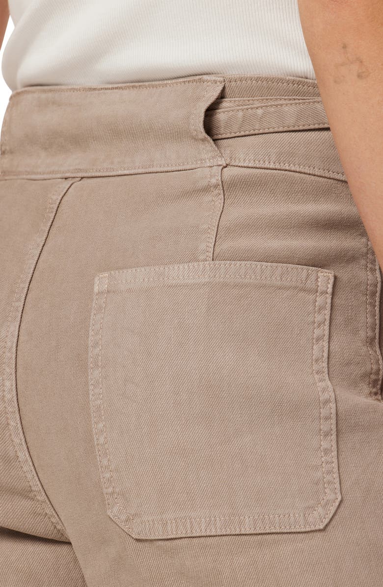 Hudson Jeans Tie Waist Linen Blend Wide Leg Trousers, Alternate, color,