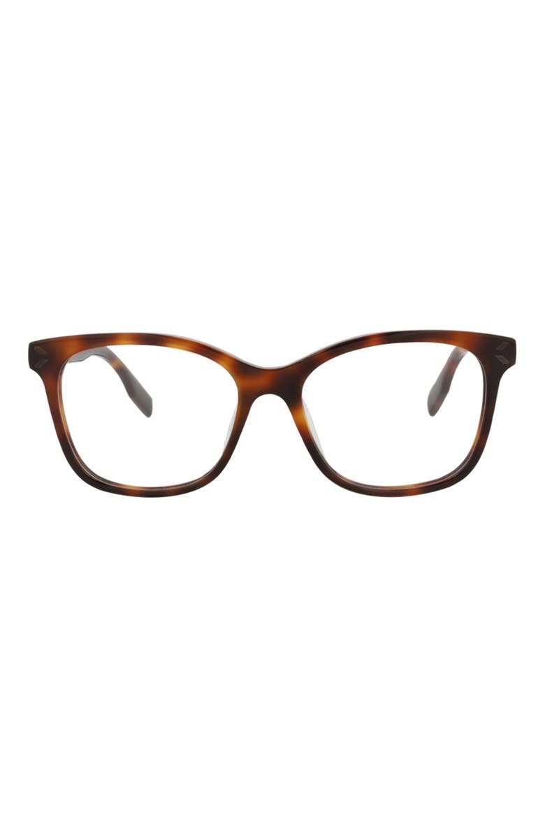 49mm Square Optical Glasses, Main, color, HAVANA HAVANA TRANSPARENT