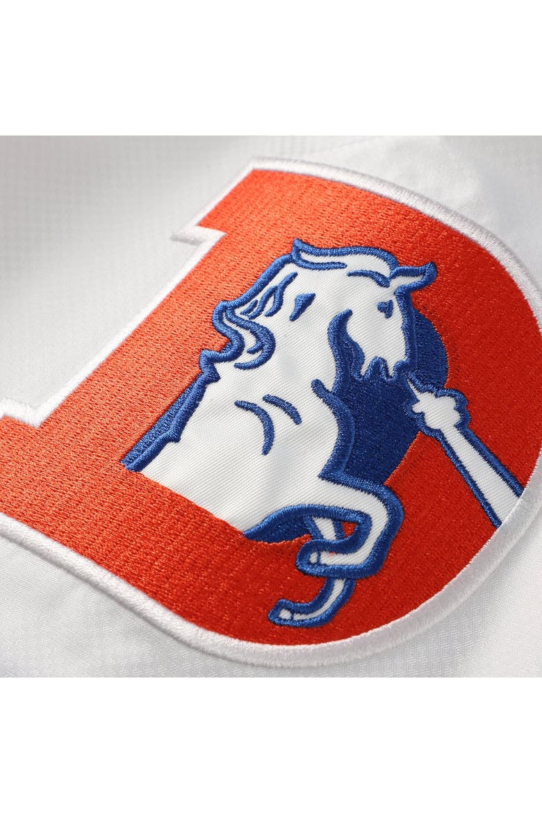Men's Mitchell & Ness  Royal Denver Broncos Head Coach Anorak Quarter-Zip Windbreaker Jacket, Alternate, color, Royal