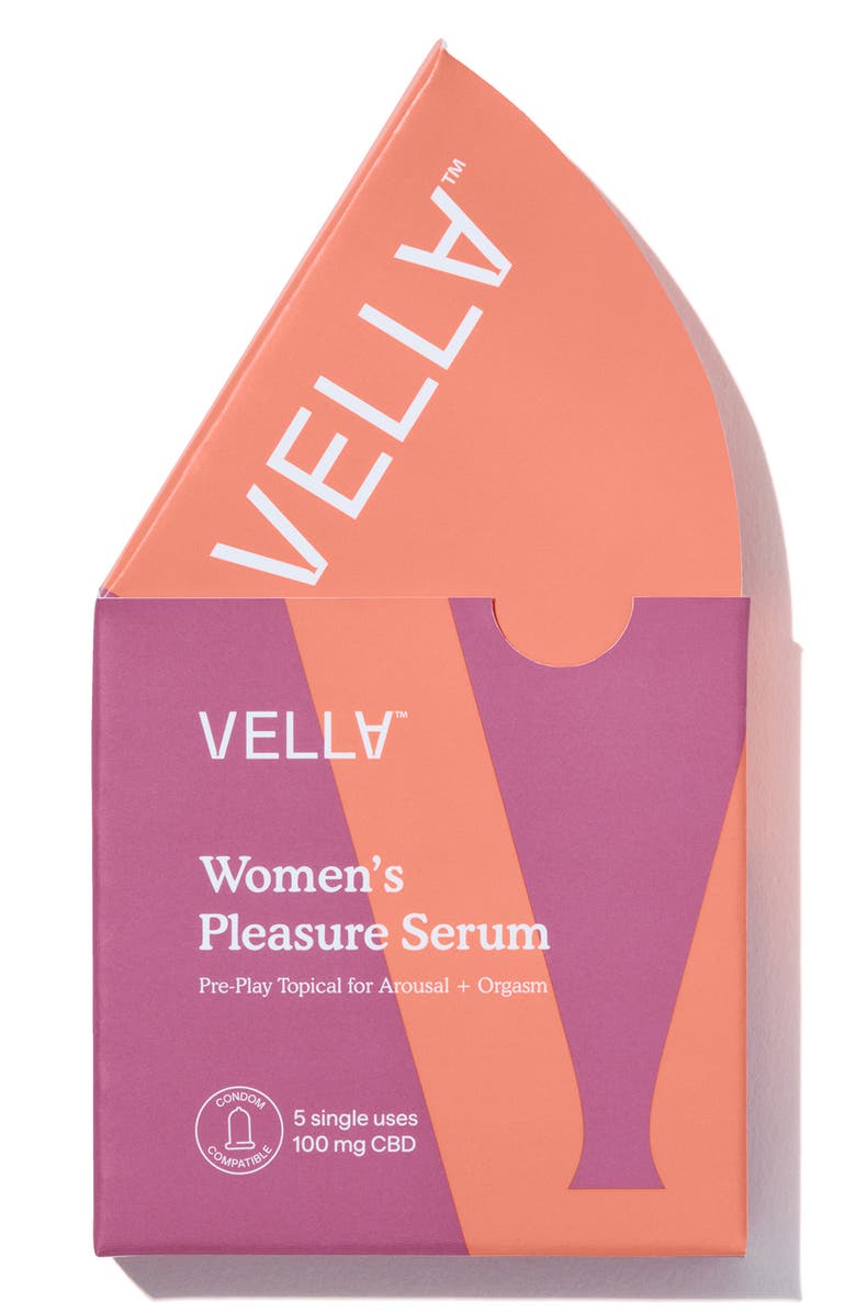 VELLA Women's Pleasure Serum 5-Pack Sachet with CBD, Alternate, color,