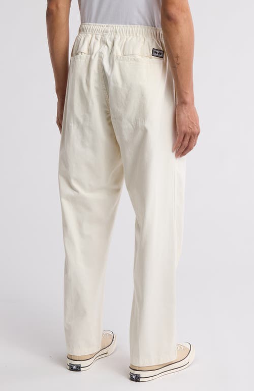 Obey Easy Twill Pants In Unbleached