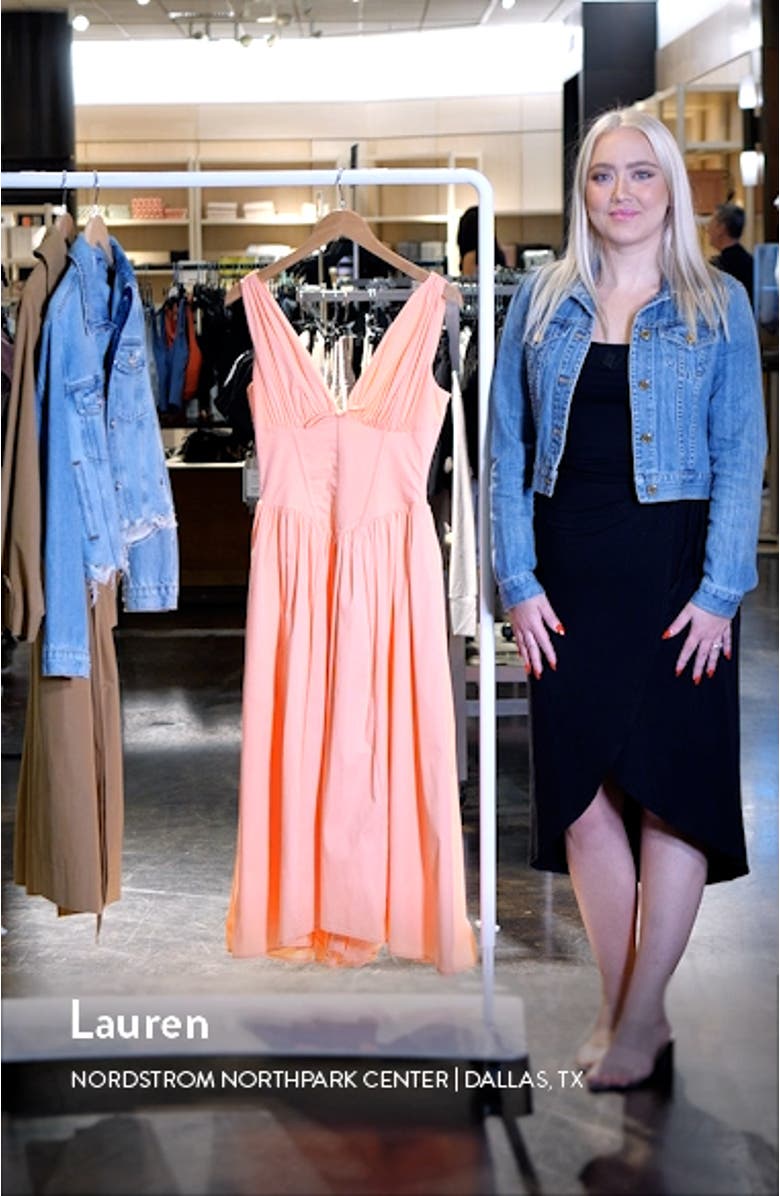 Emmelina Corset Bodice Cocktail Dress, sales video thumbnail