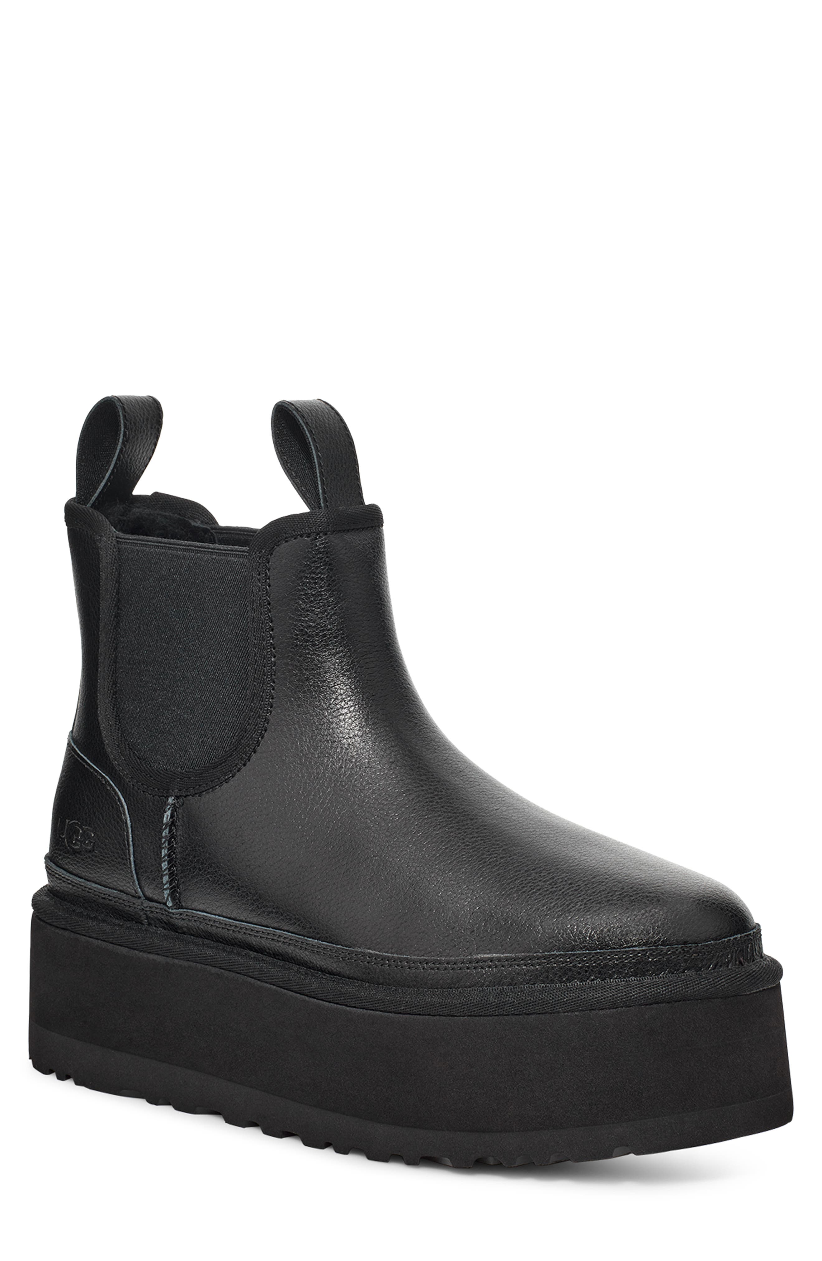 UGG<sup>®</sup> Neumel Platform Chelsea Boot, Main, color, 