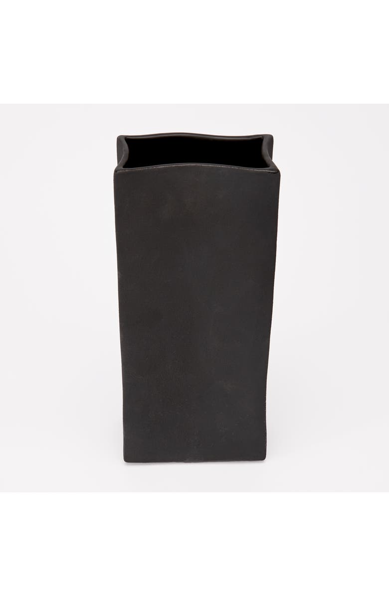 Dumae Rue Tall Vase, Alternate, color, Raw Noir