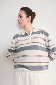 Almina Concept Lightweight Wool Polo