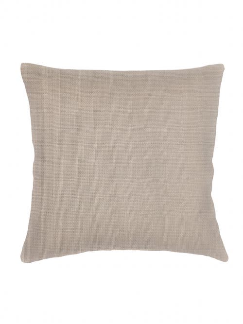 Anaya So Soft Linen Pillow With Down Insert In Rustic Beige