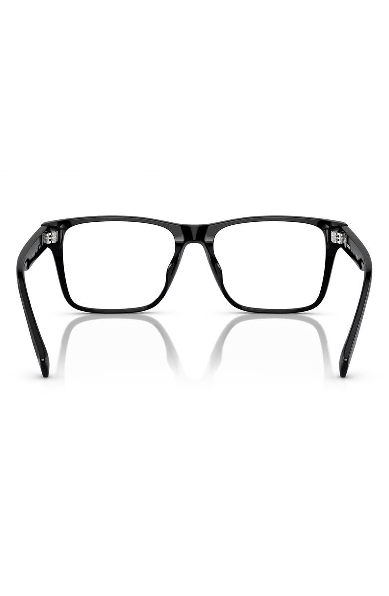 Burberry 55mm Square Optical Glasses, Alternate, color, Black / Demo Lens